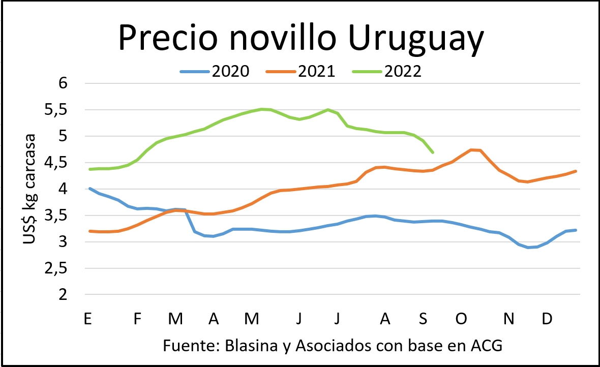 Se desploman los precios del ganado gordo
