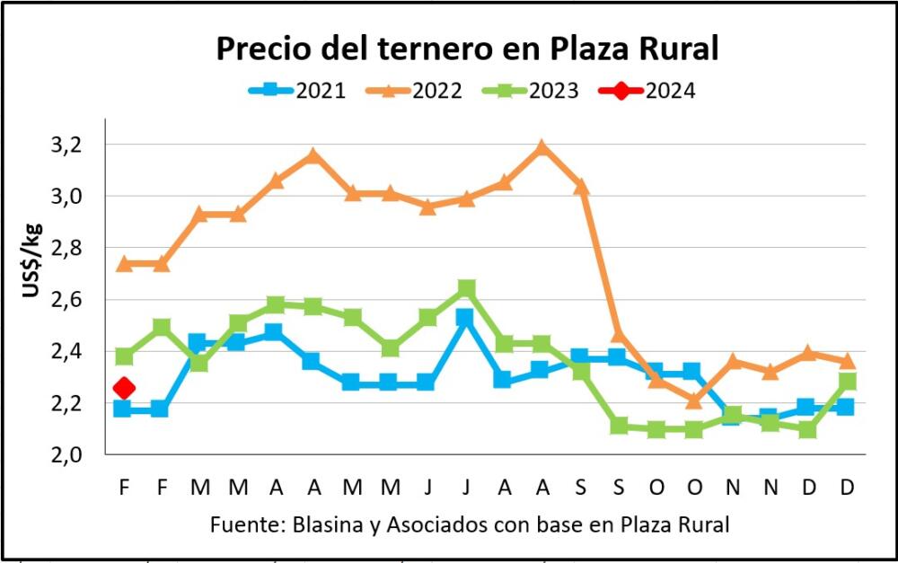 Plaza Rural: novillos a precio de ternero y 94% de ventas