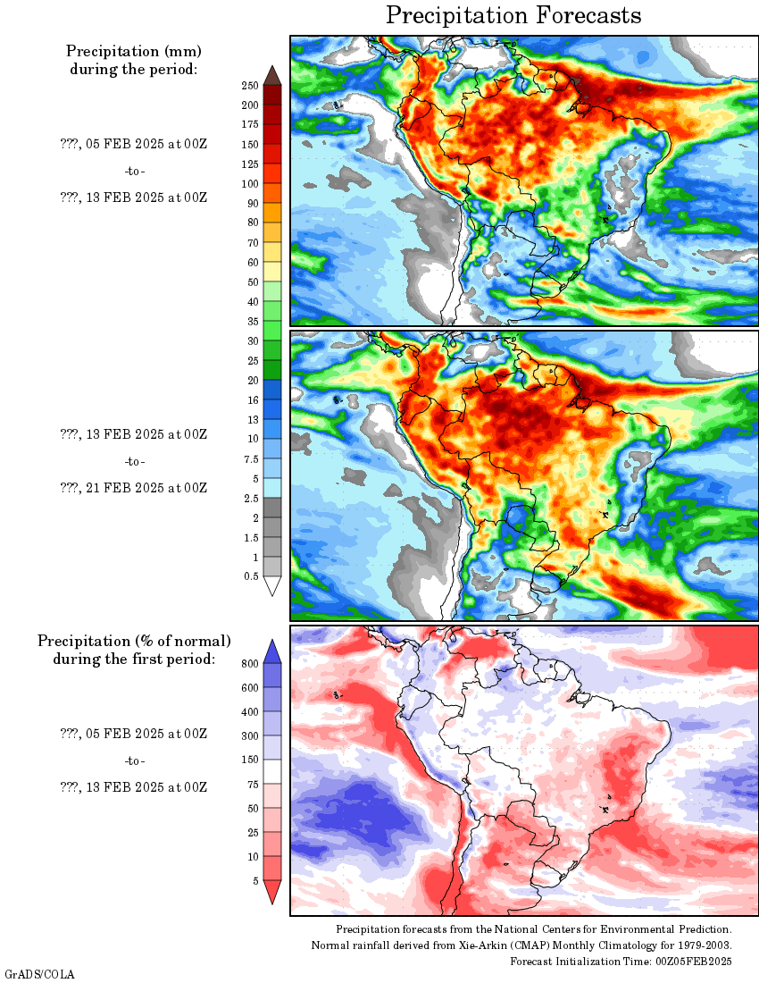 Una lluvia importante la semana próxima