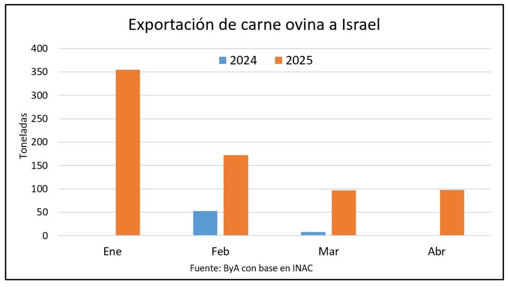 Se afirman las exportaciones de carne ovina a Israel