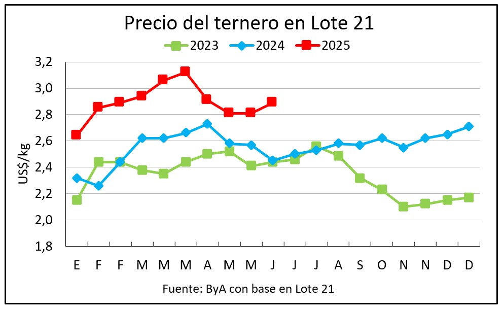Rebote generalizado para la reposición en Lote 21