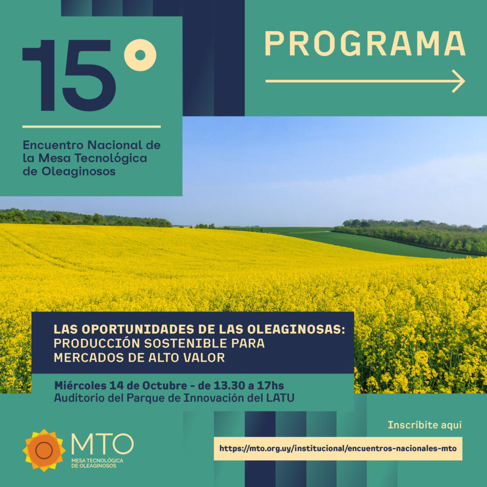 Producción sostenible para mercados de alto valor: el tema del 15º Encuentro de la Mesa de Oleaginosos